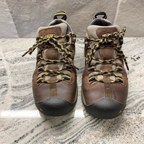 Keen Utility Detroit XT 1021316M Women's 6M Steel Toe Hiker Work Shoe Brown - Picture 2 of 11